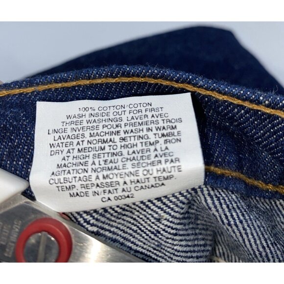 Vintage GWG Great Western Garment Co. Men's Jeans Size 34 x 32 Made in Canada - Picture 14 of 14